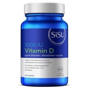 SISU Vitamin D 1000IU 90 tablets @
