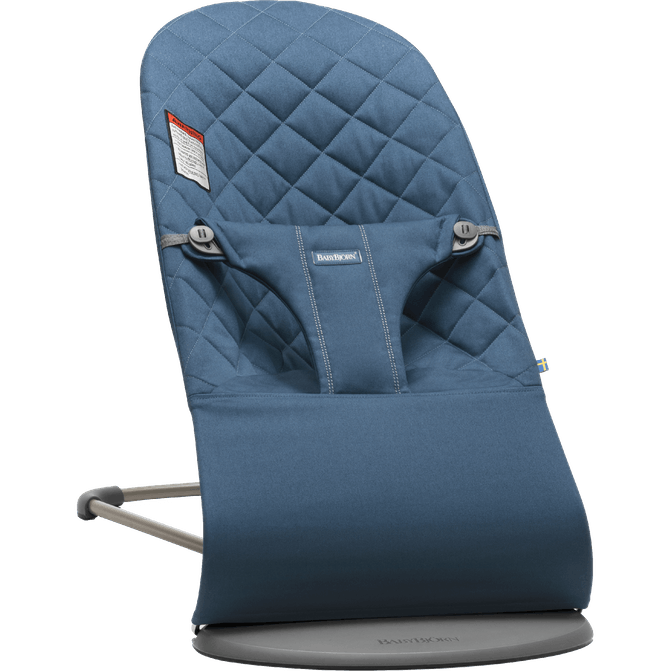 BabyBjorn Bouncer Bliss - Midnight Blue Cotton