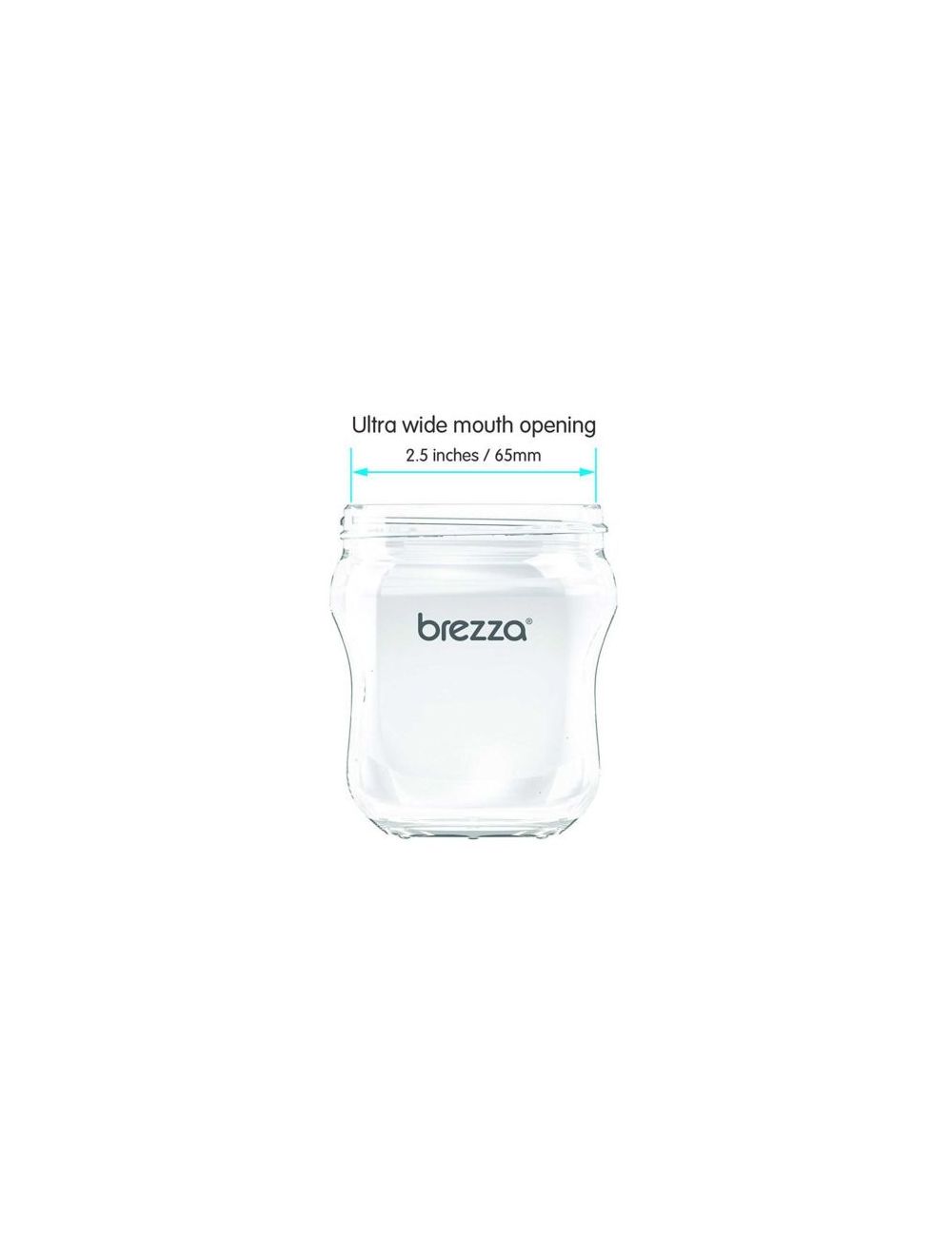 Baby brezza glass bottle sales set