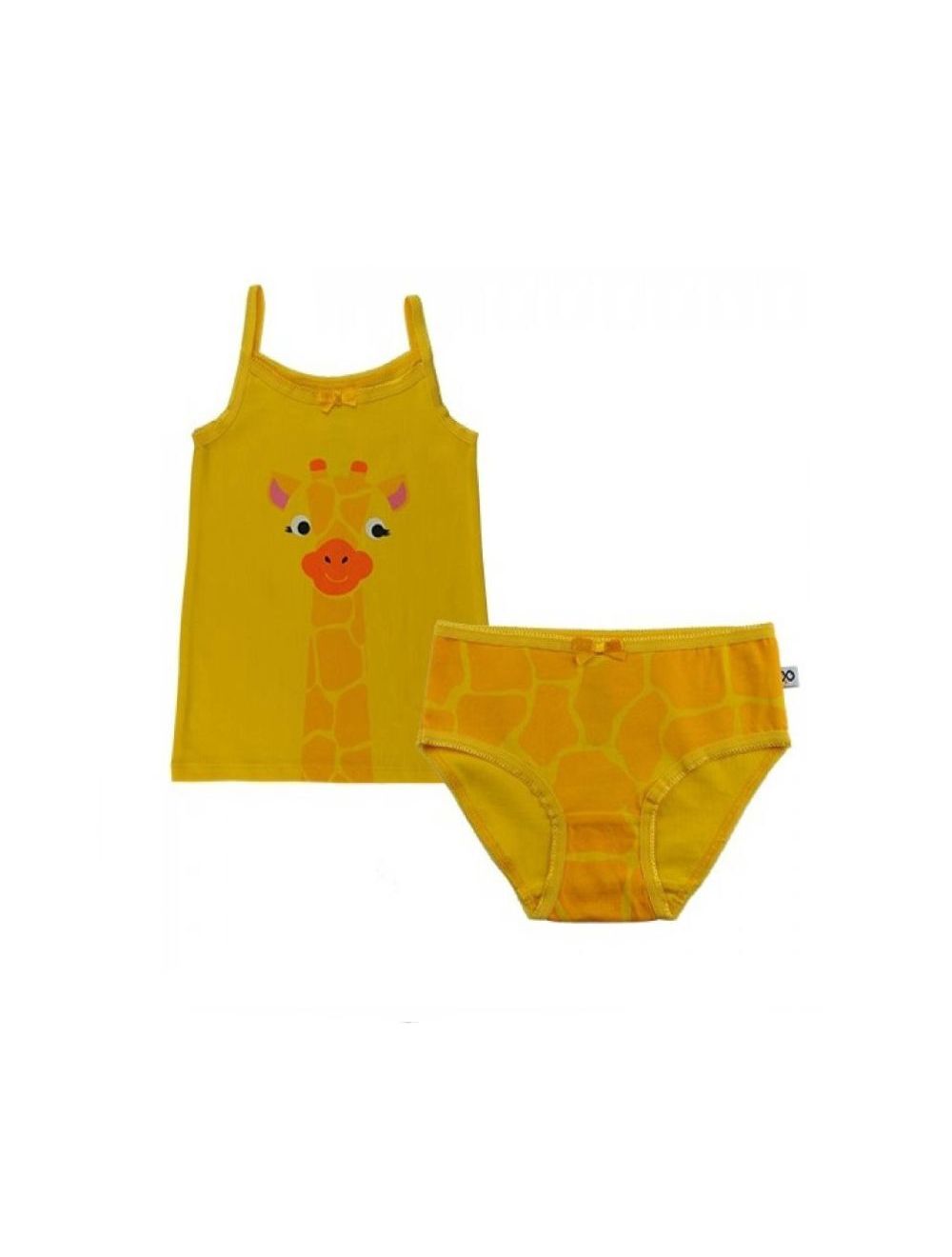 Zoocchini Organic Girls Cami Underwear Set Giraffe 4T/5T